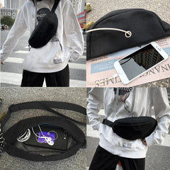 Waist Crossbody Bag for Men and Women Gift Mom Print Storage Belt Bags