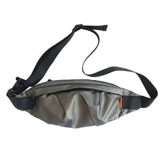 Fold Solid Shoulder Bag Men Women Personalized Chest Bag