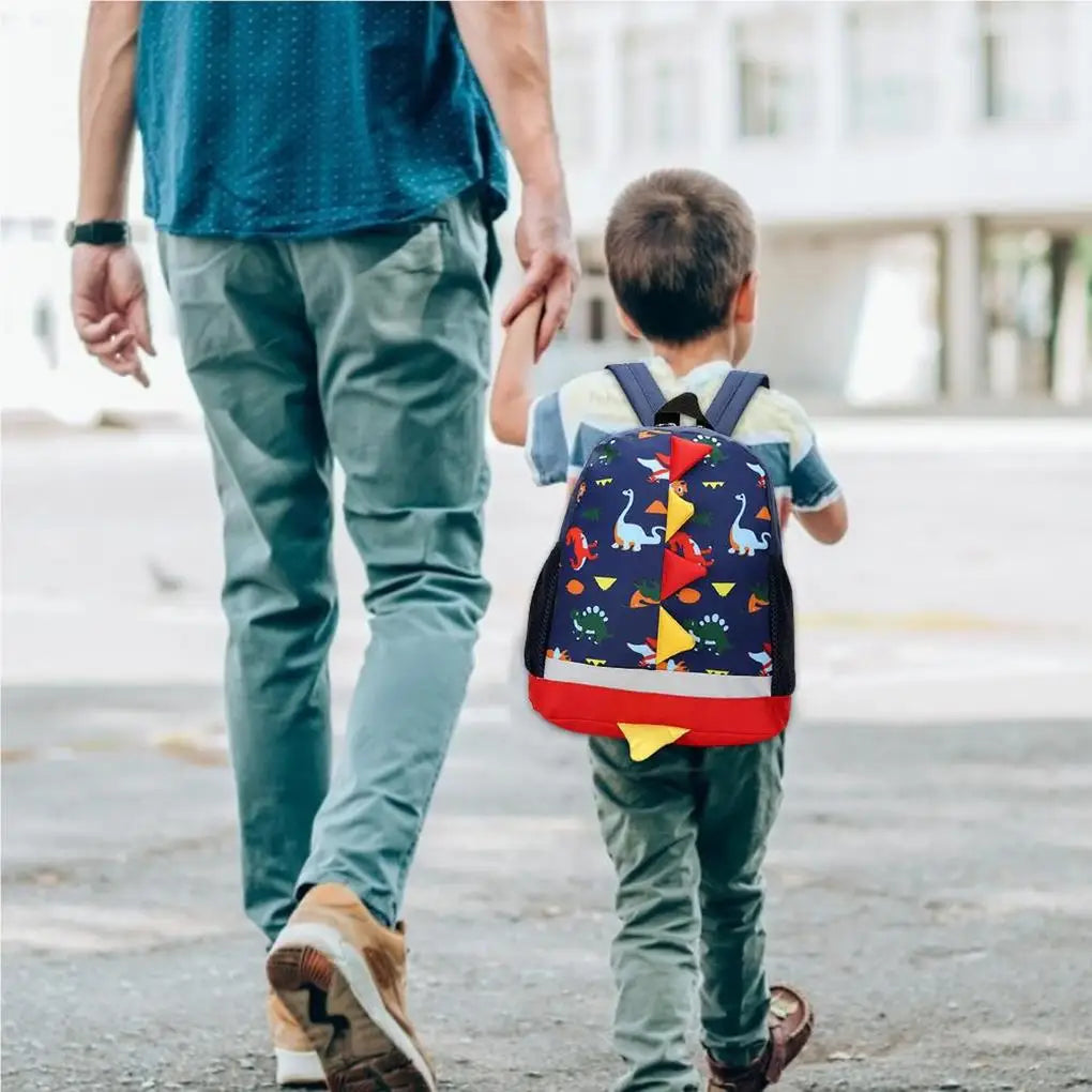 Kids Dinosaur Backpack School Bag Boys Girls