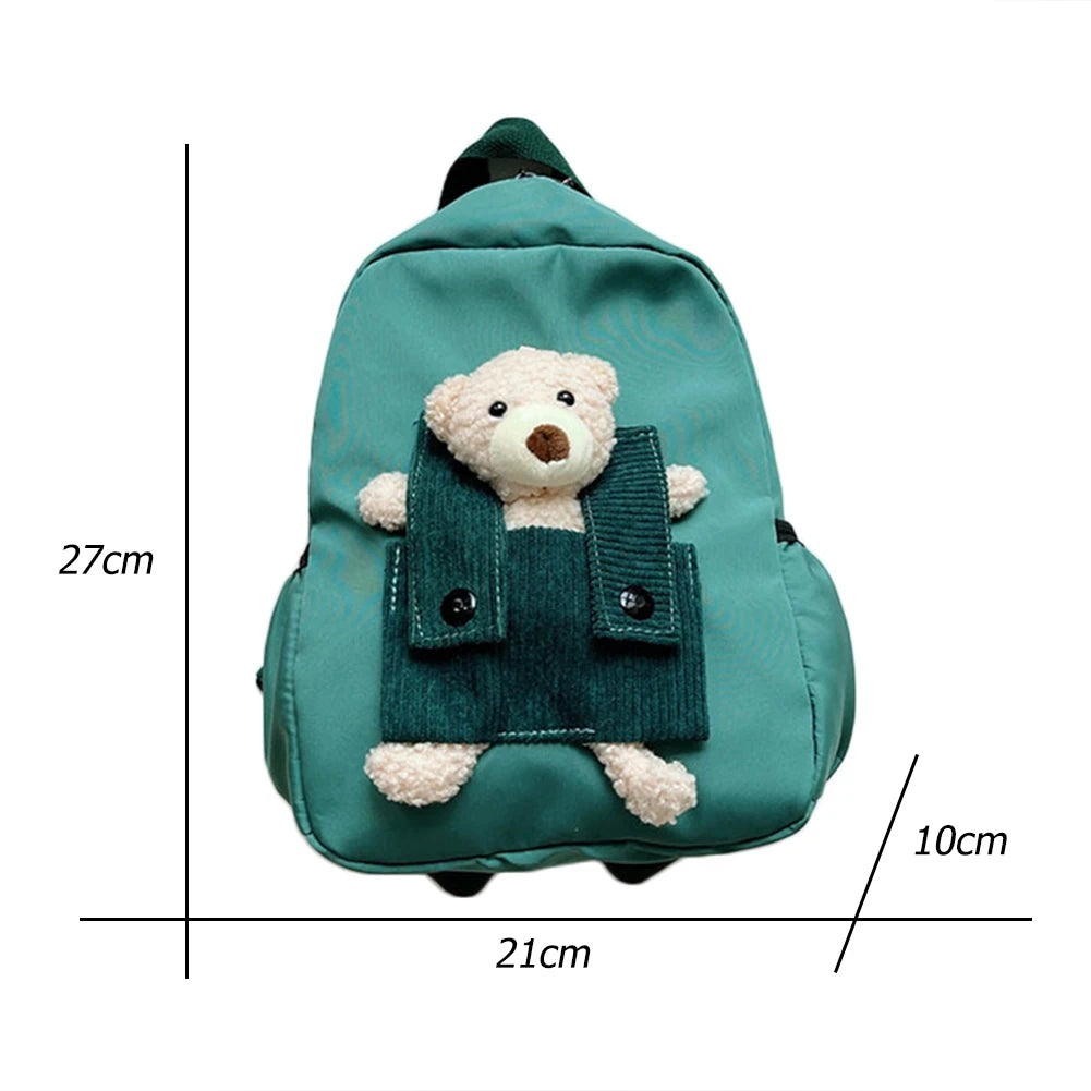 Kids Cartoon Bear Nylon Backpack for 3-8 Years Old