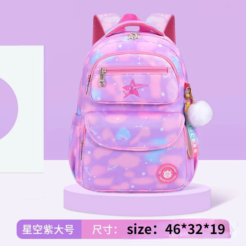 Girls Orthopedic School Backpack Kids Book Bag Primary Mochila