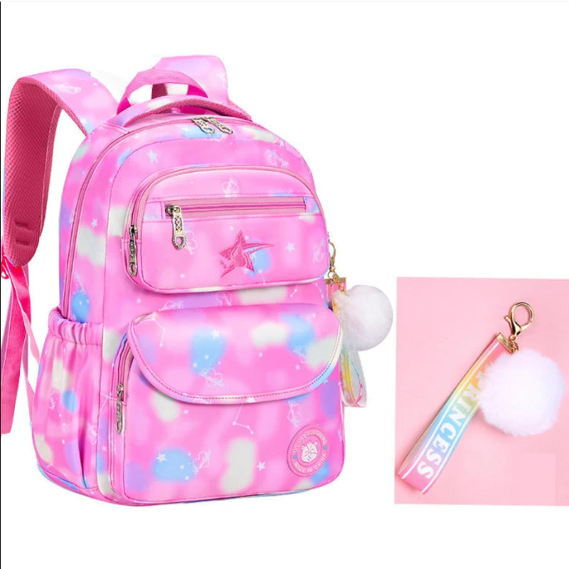 Girls Orthopedic School Backpack Kids Book Bag Primary Mochila