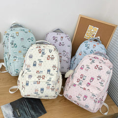 Girls Animal Printing School Backpack