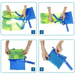 Kids Outdoor Beach Mesh Shoulder Bag Organizer Tote