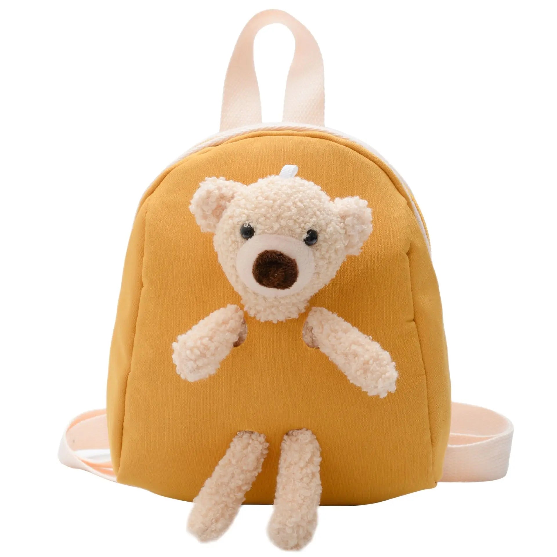 Kids Plush Bear Backpack Messenger Bag