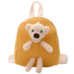 Kids Plush Bear Backpack Messenger Bag