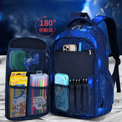 Kids Orthopedic School Backpack Waterproof Book Bag