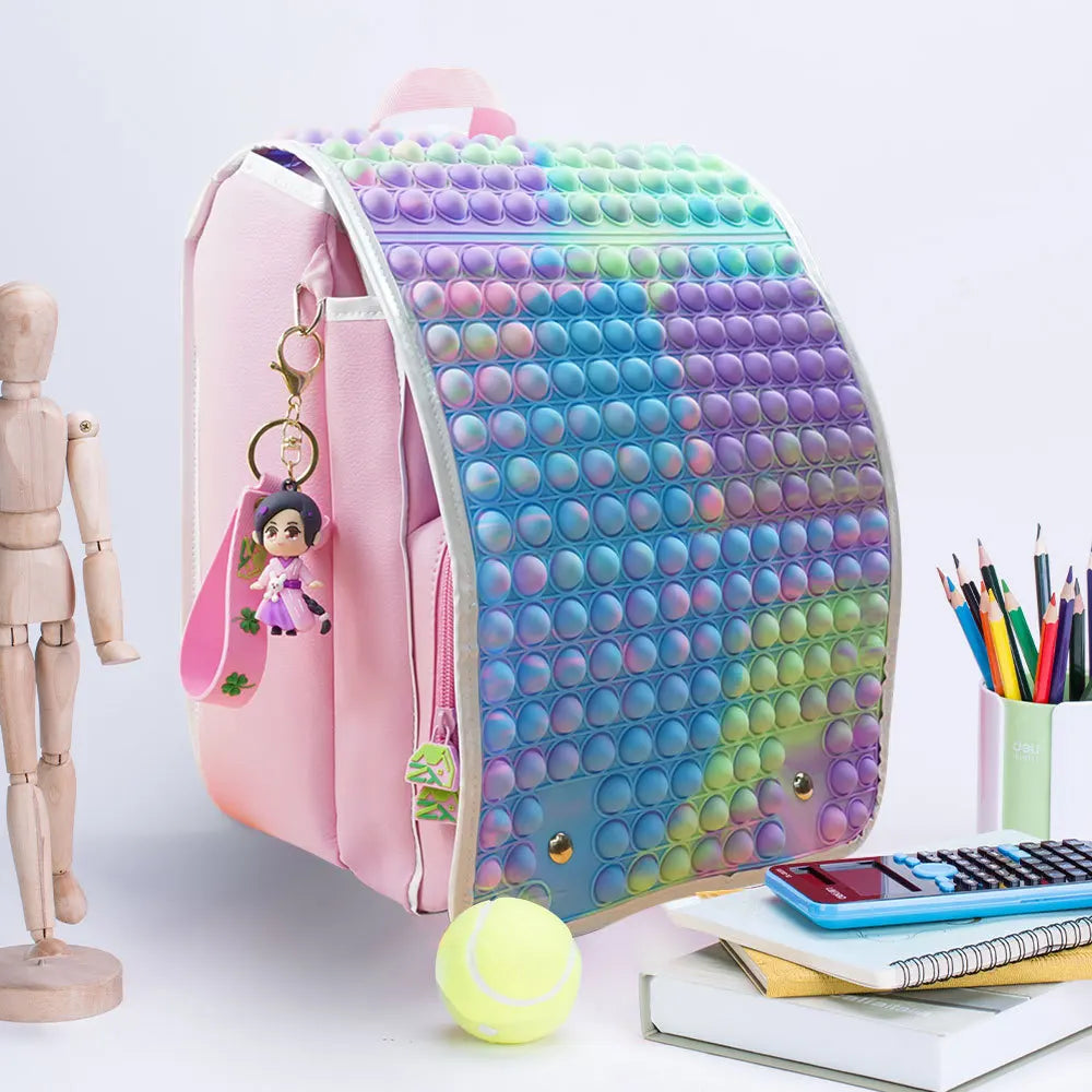 Kids School Bag Backpack Waterproof Student Bag Girls Mochila