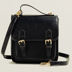 Chuwanglin Small PU Leather Shoulder Bag Vintage Crossbody Bag For Woman