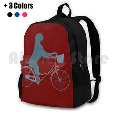 Funny Dog Outdoor Hiking Backpack Riding Climbing Bag