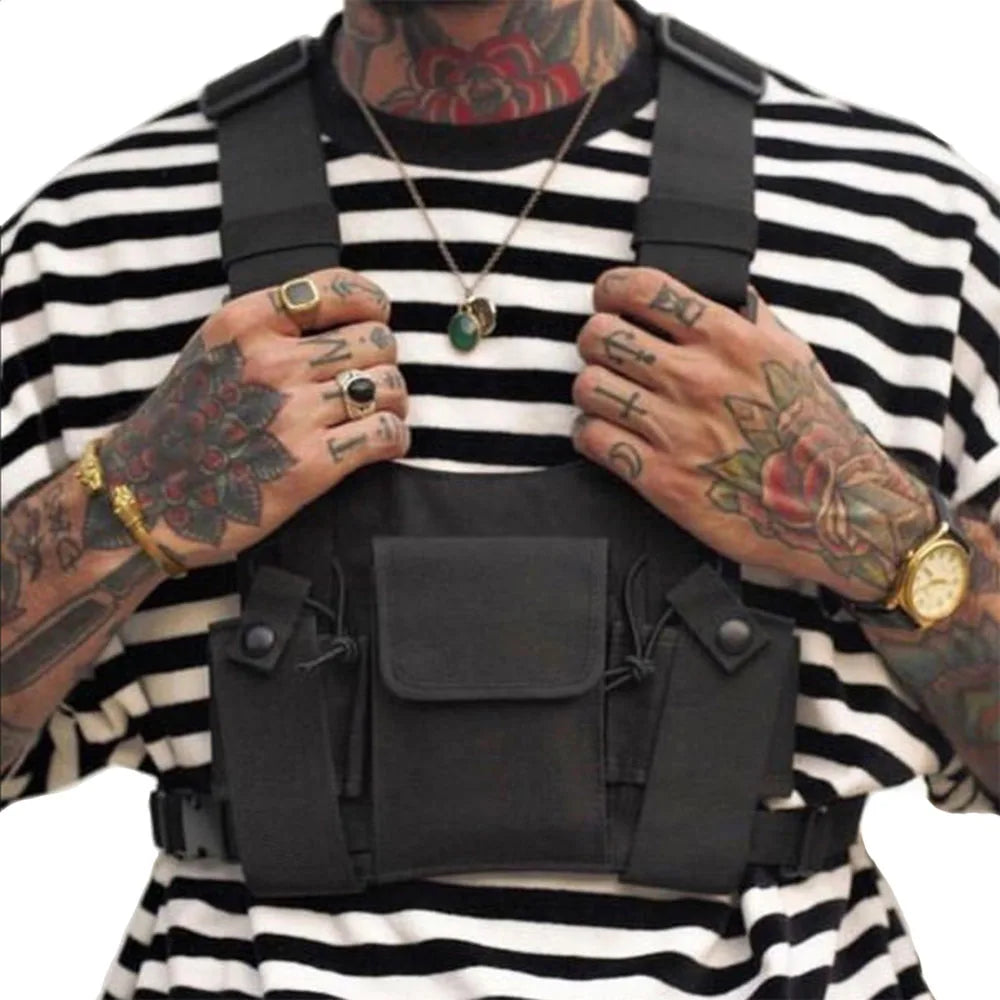 Hip Hop Streetwear Chest Bag Tactical Waist Pack