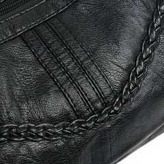 Vintage Crossbody Bag for Women PU Leather Messenger Pack