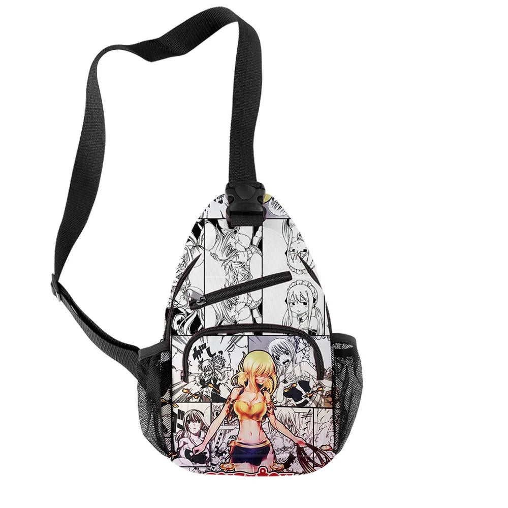 Funny Anime Fairy Tail 3D Boys/Girls Chest Bag