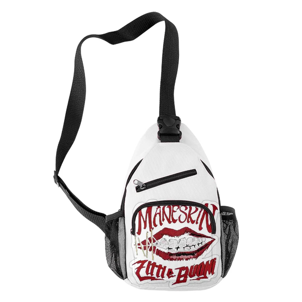 Funny Maneskin Kids Chest Bag Outdoor Sports Travel