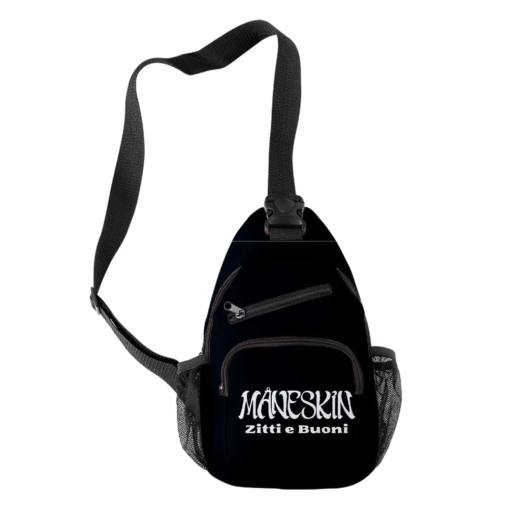 Funny Maneskin Kids Chest Bag Outdoor Sports Travel