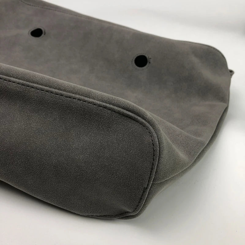 Cashemere PU Inner Lining Zipper Pocket for O Bag Handbag