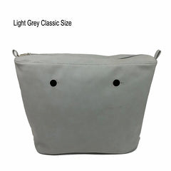 Cashemere PU Inner Lining Zipper Pocket for O Bag Handbag