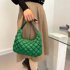 Classic Women Handbag Winter Shoulder Bags Travel Tote Armpit Satchel Clutches