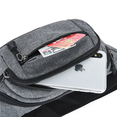 Women's Sports Waist Bag Splash-Proof Cross-Body Chest Bag