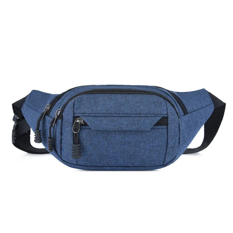 Women's Sports Waist Bag Splash-Proof Cross-Body Chest Bag
