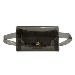 Clear Belt Fanny Packs Female Summer PVC Waist Bags Women Girls