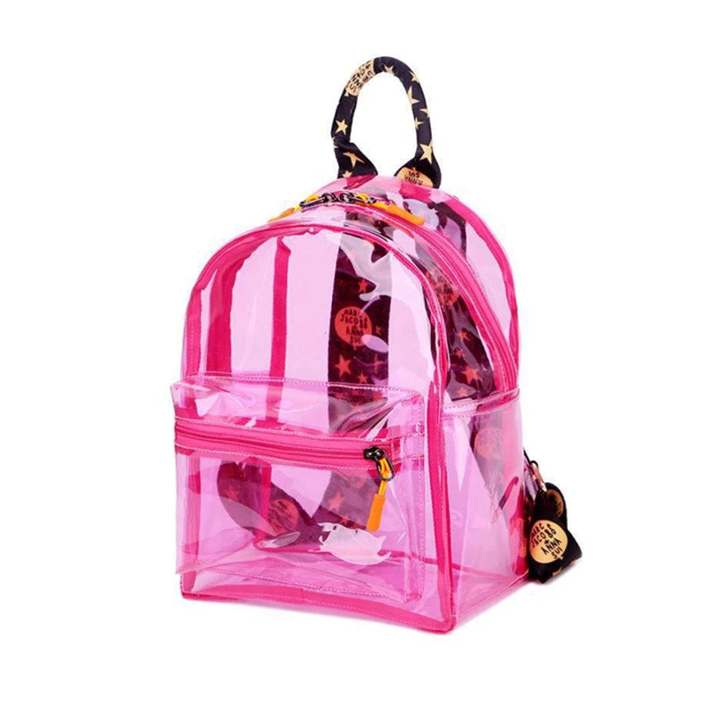 Clear PVC Backpack for Boys Girls
