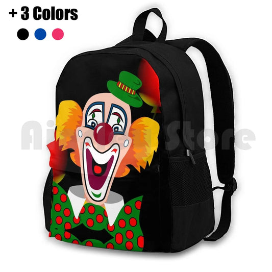 Clown Outdoor Hiking Backpack Waterproof Camping Travel