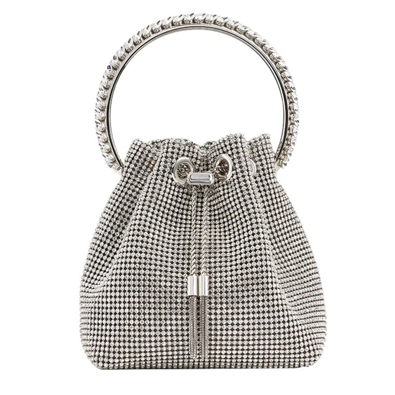 Crystal Rhinestone Evening Bag Crossbody Clutch Handbag