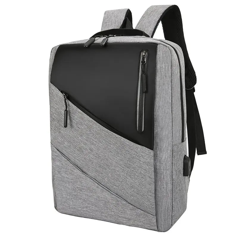 College Students Laptop Schoolbag Backpack Panelled Patchwork Travel Backpacks