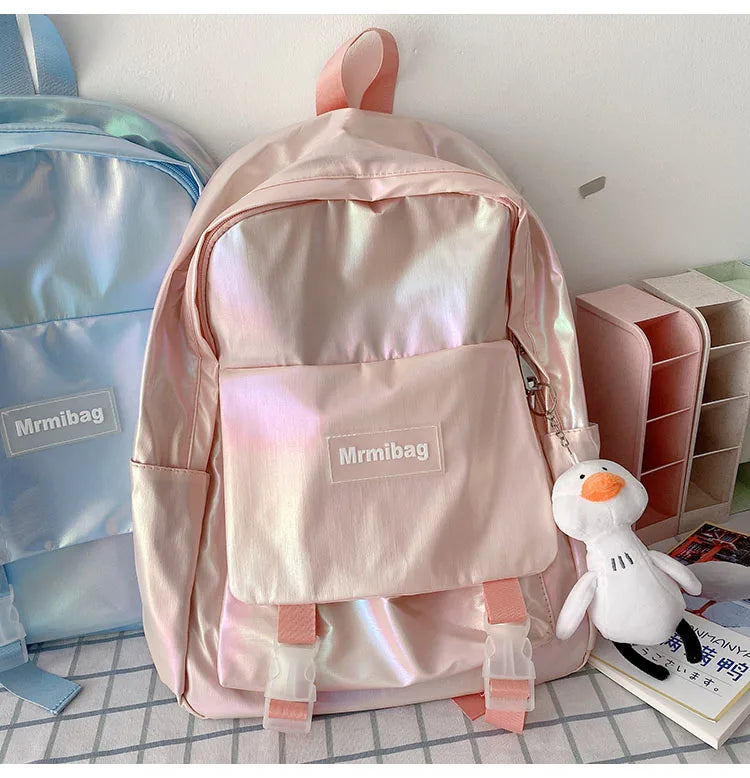 Waterproof Harajuku School Backpack for College Students