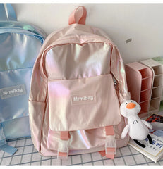 Waterproof Harajuku School Backpack for College Students