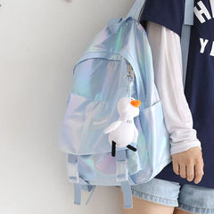 Waterproof Harajuku School Backpack for College Students