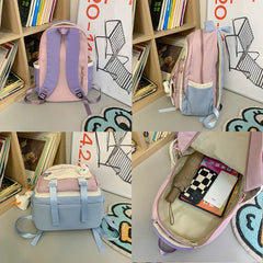 Waterproof Teen Girls Backpack Large Capacity Laptop Travel Bag