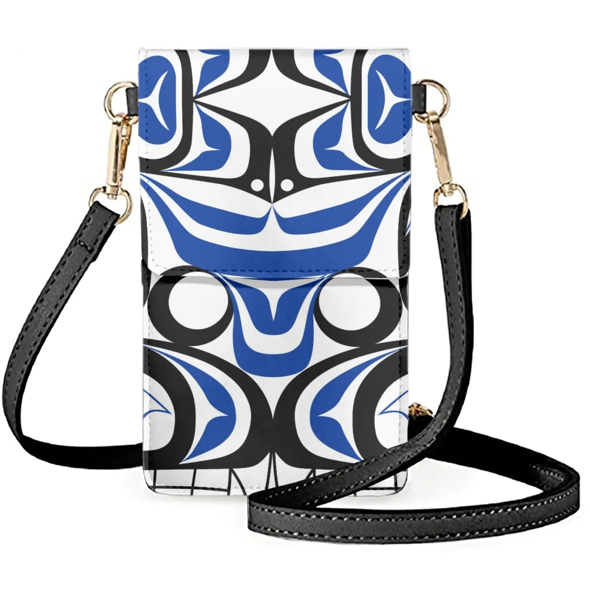 Coloranimal African Tribal Pattern Leather Phone Bag for Women