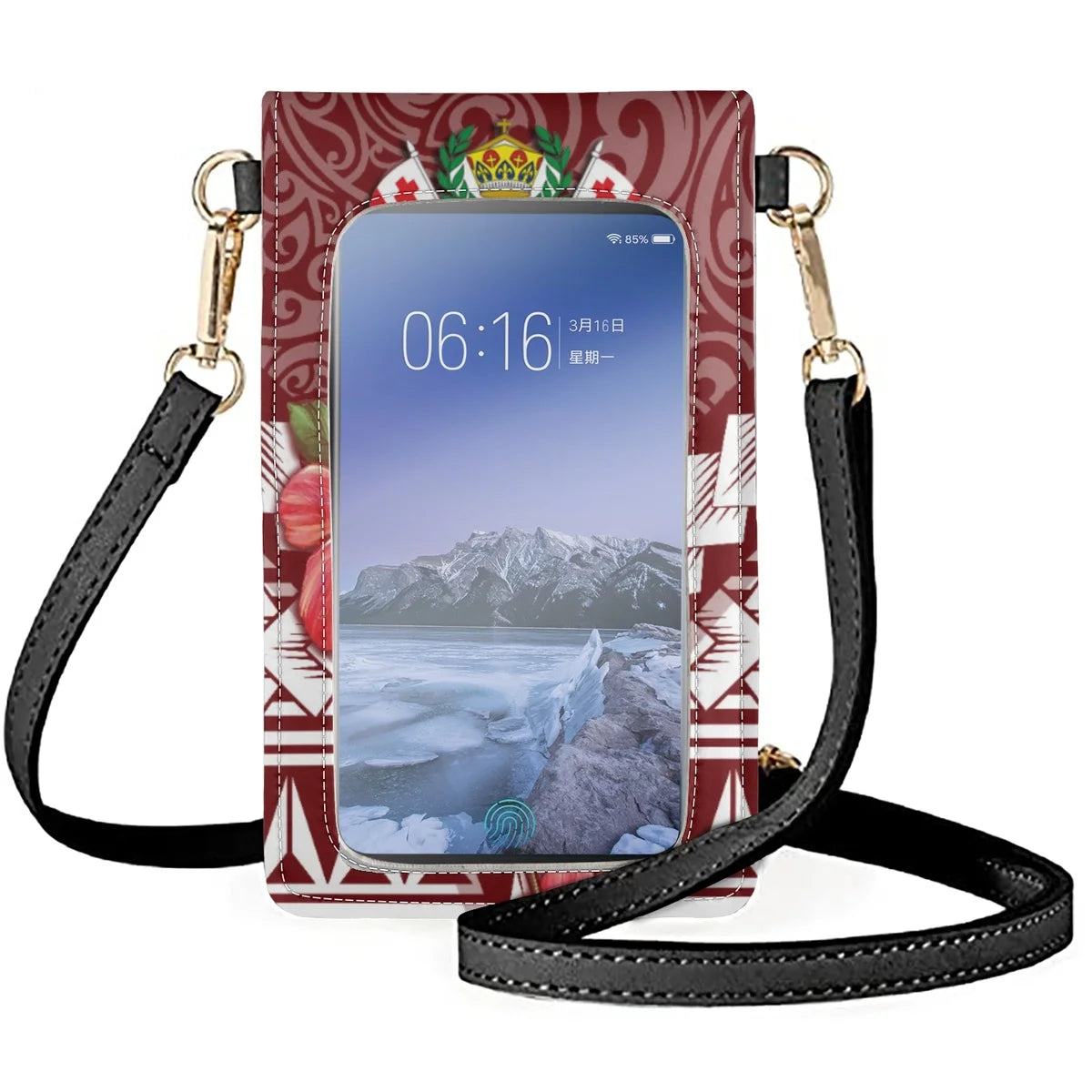 Coloranimal Polynesia Flag Sunflower Ladies Long Wallet