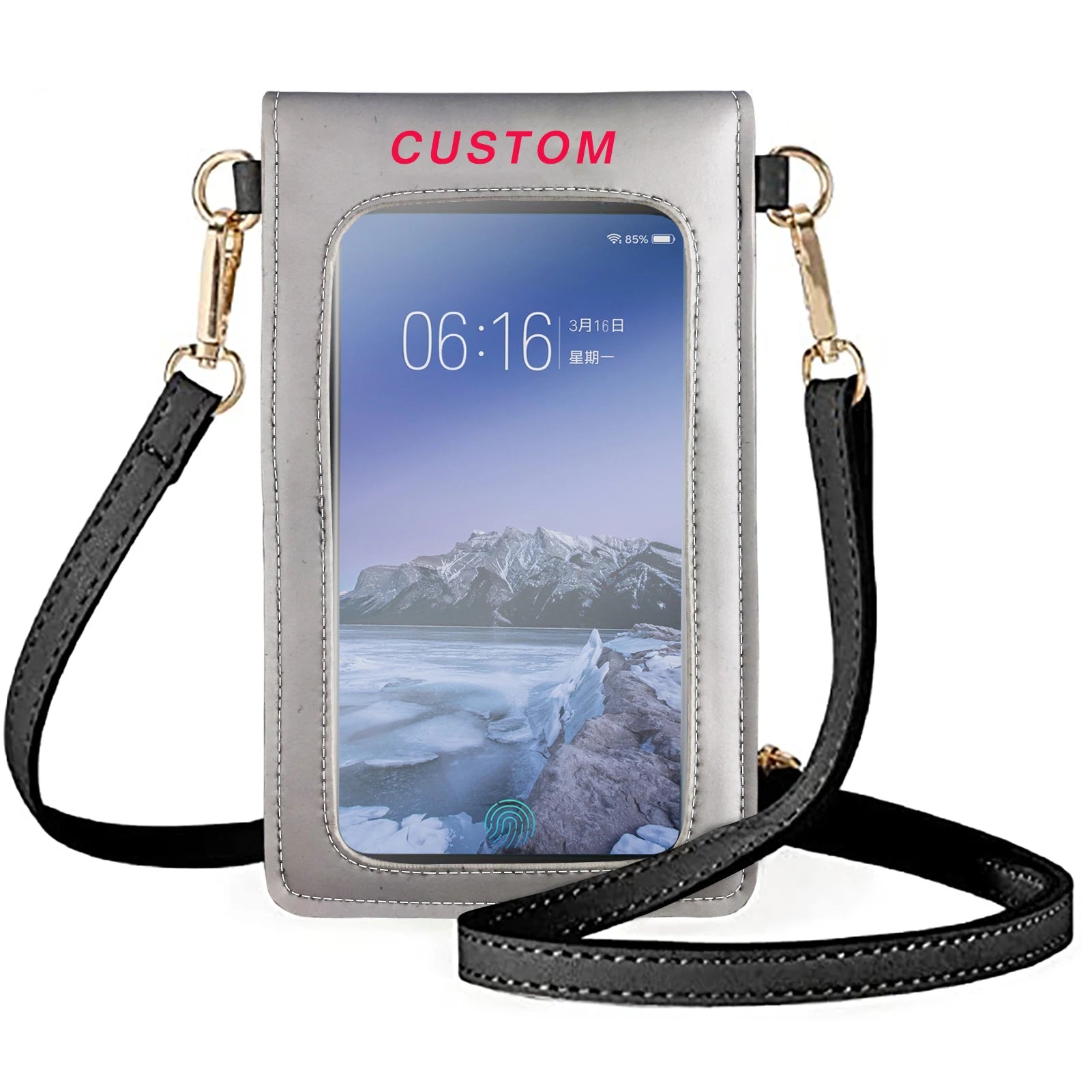 Coloranimal Sunflower Prints Small Travel Mobile Phone Bag Wallet