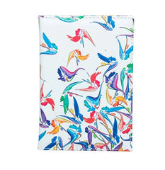Colored Bird Passport Cover Waterproof PU Leather Holder