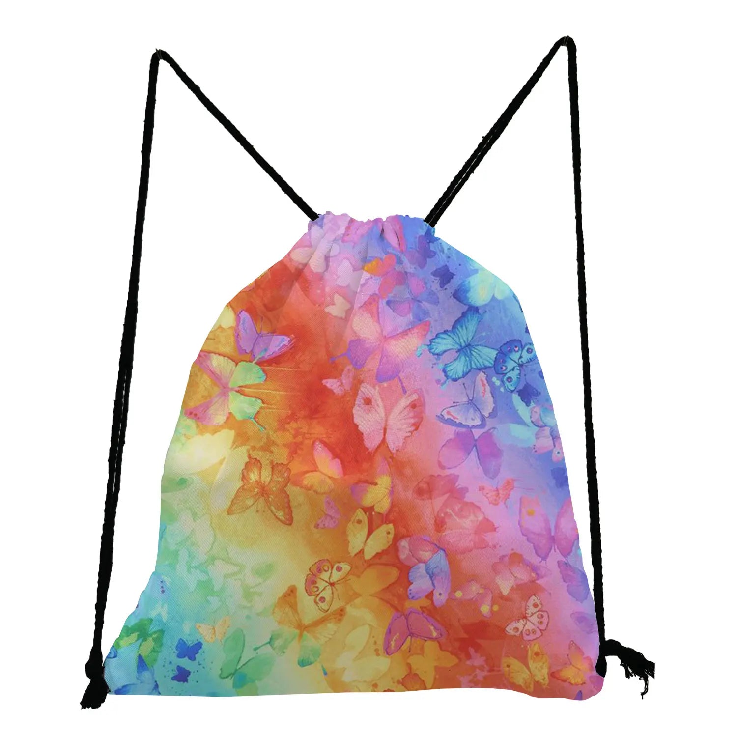Colorful Print Notebook Rainbow Colors Art Creativity Backpacks For Students