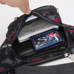 Printed Waist Bag Pillow-shaped Women's Pockets Hip Belt Bag