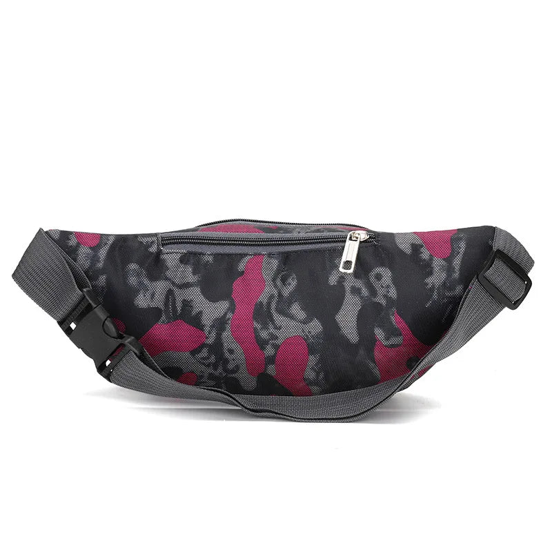 Printed Waist Bag Pillow-shaped Women's Pockets Hip Belt Bag