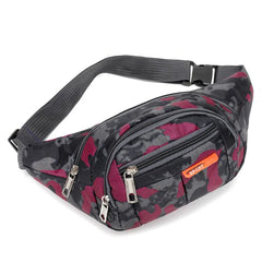 Printed Waist Bag Pillow-shaped Women's Pockets Hip Belt Bag