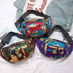 Colorful Waterproof Waist Bag for Travel