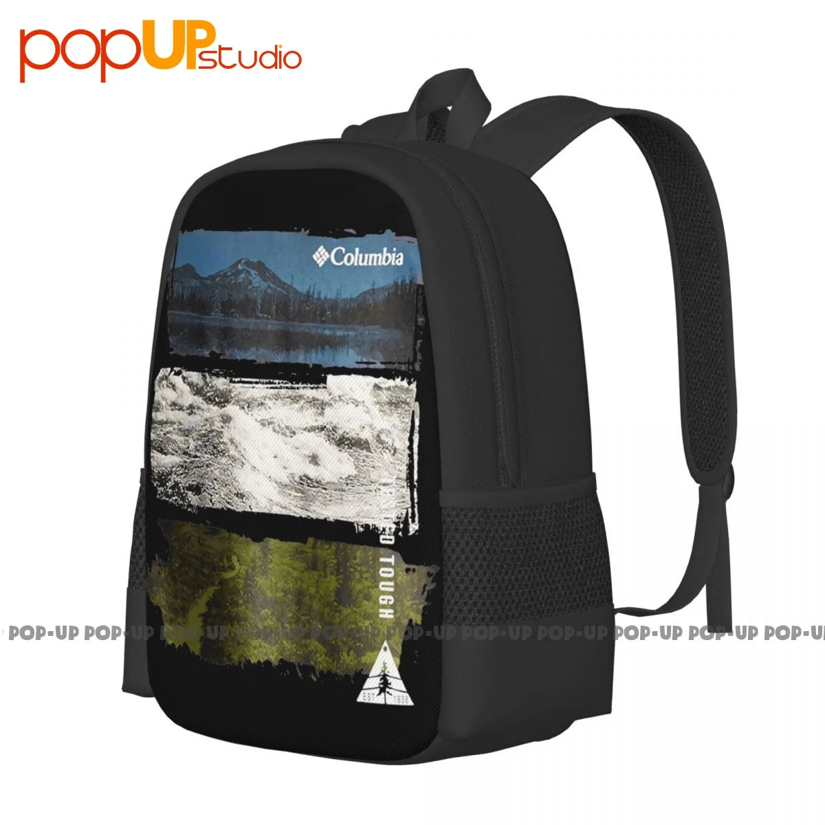 Columbi Camp Champs Backpack Large Capacity Vintage Bag