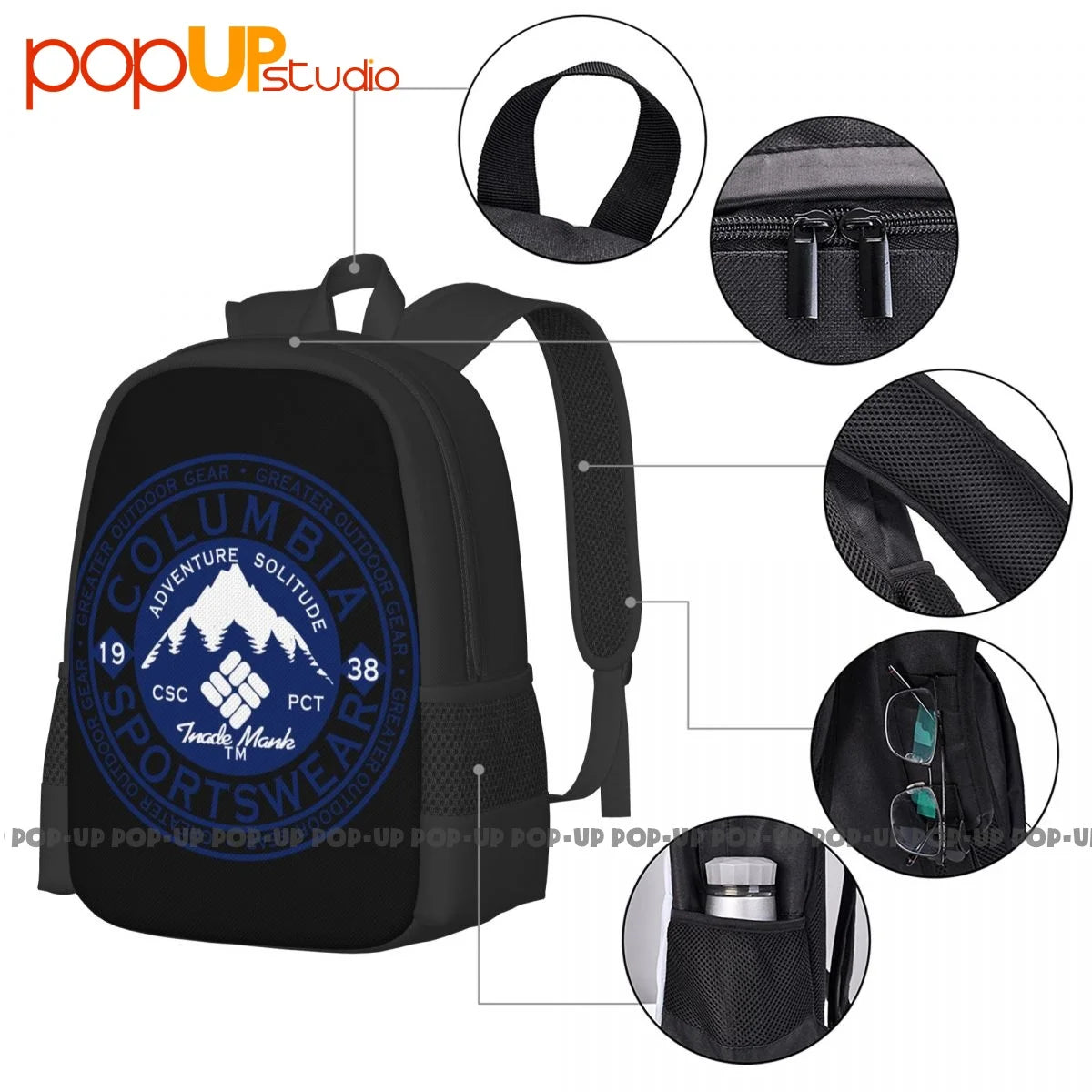Columbia Sports Adventure Solitude 01 Backpack Large Capacity Training Gym Tote