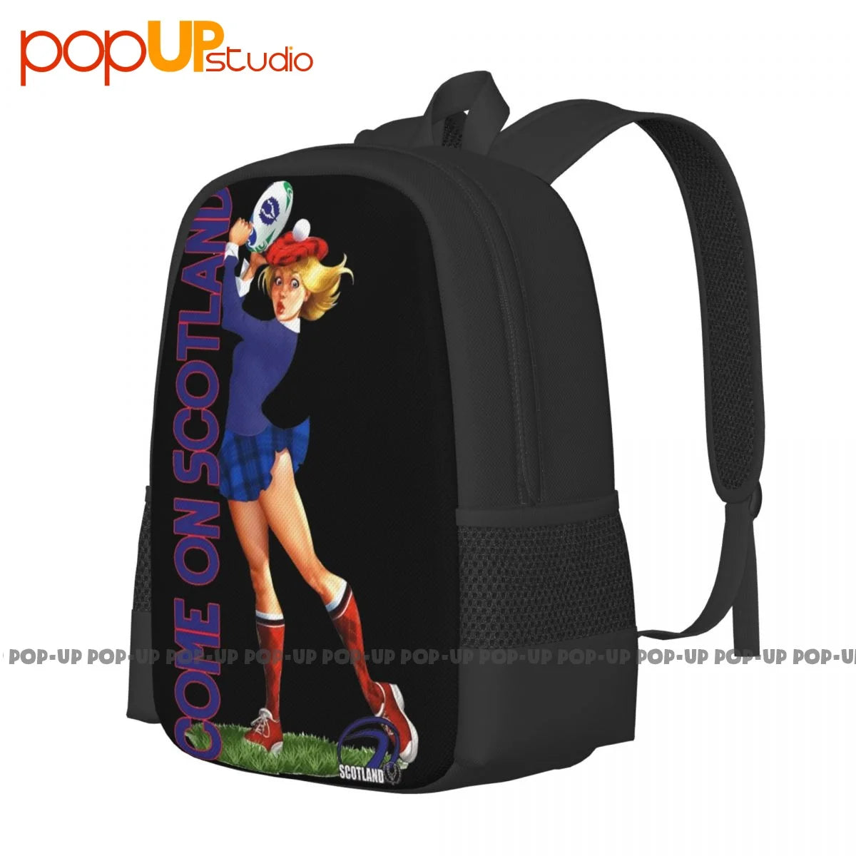 Scotland Backpack Large Capacity 3D Printing Travel Training