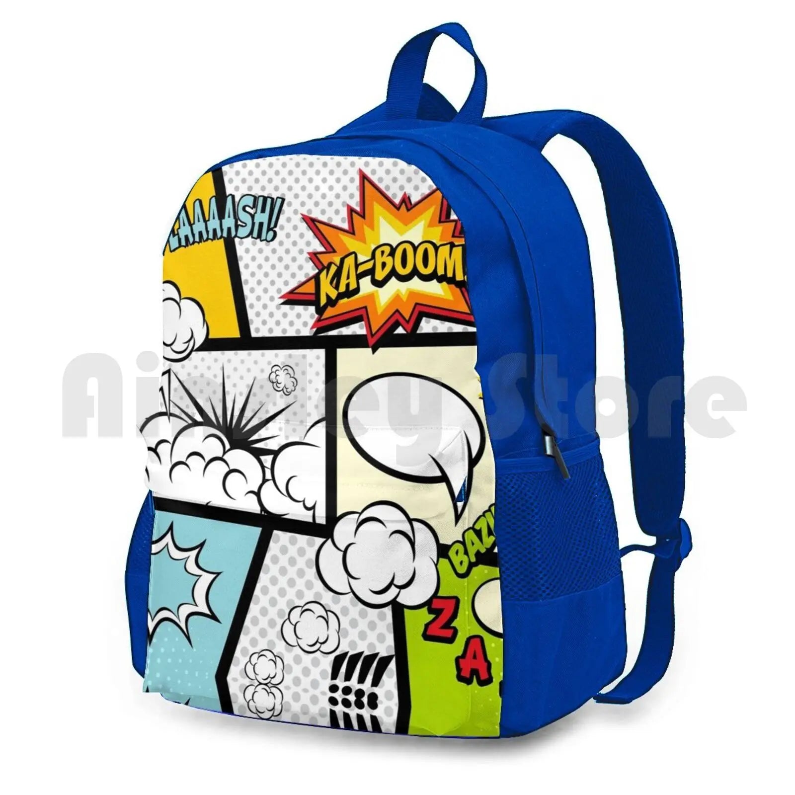 Comic Book Exclamations Hiking Backpack for Kids