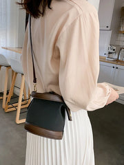 Top Handle Shoulder Crossbody Bag for Women PU Leather Small Handbag
