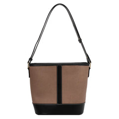 Contrast Bucket Bag Woman Handbag Purse Female Shoulder Bag Big Capacity