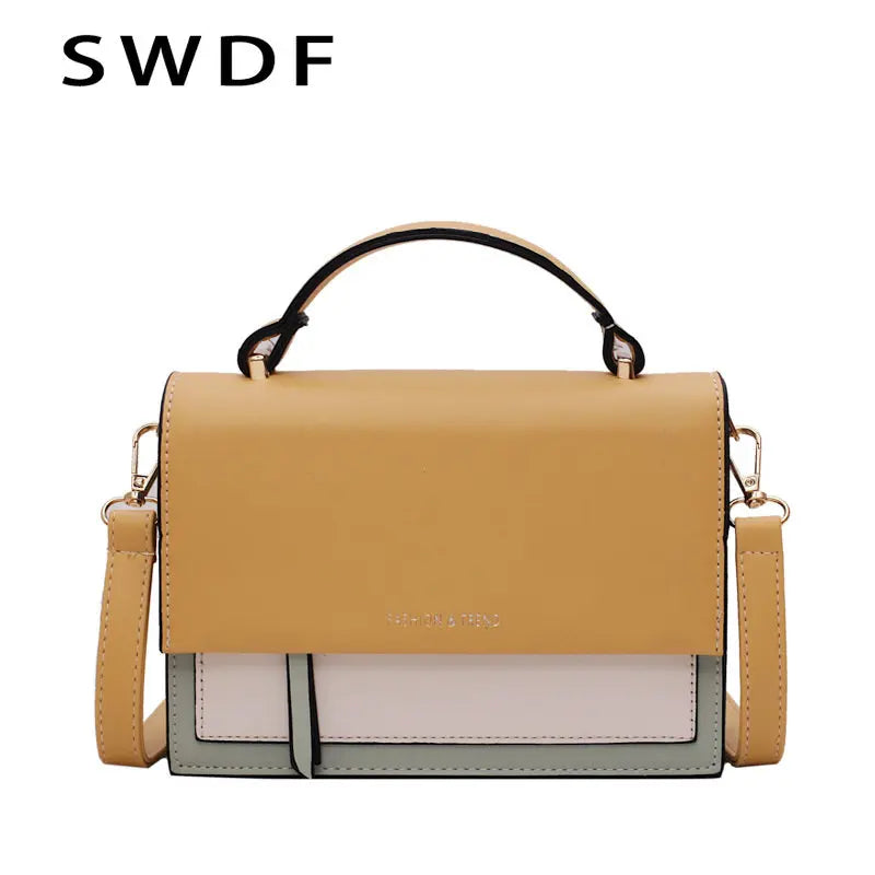 Leather Crossbody Bag for Women Travel Handbag Shoulder Messenger Bag