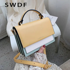 Leather Crossbody Bag for Women Travel Handbag Shoulder Messenger Bag